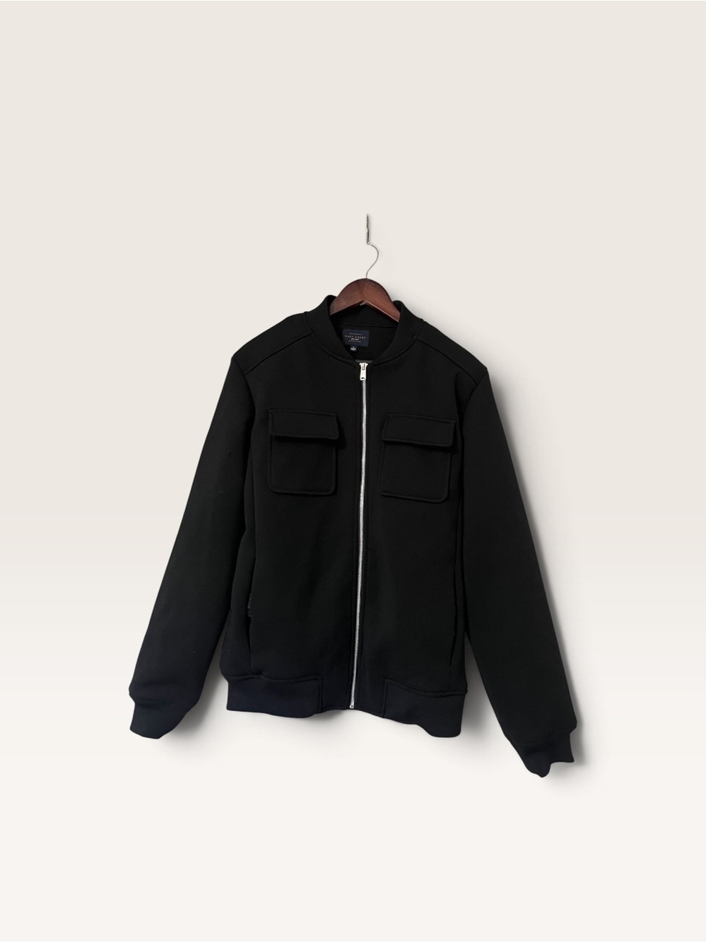 Marc Asher New York
Mens Medium Varsity Jacket Black Polyester